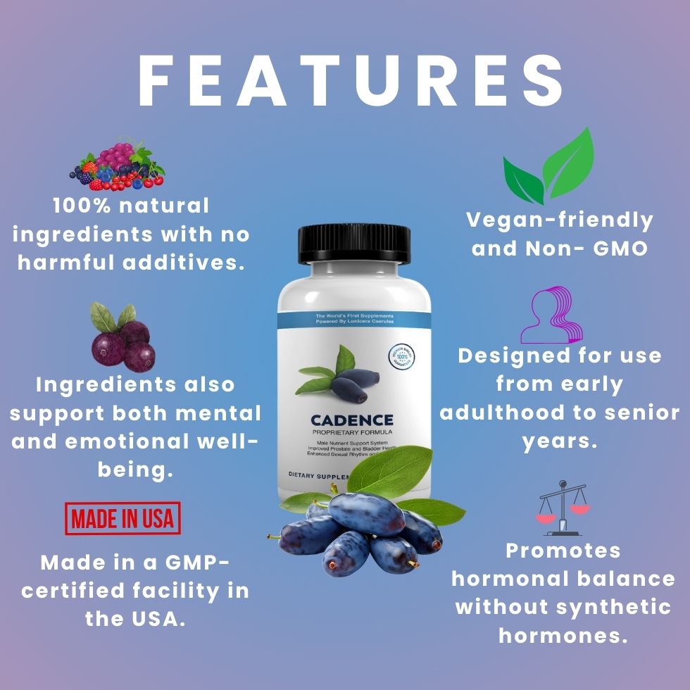 CADENCE: Men's Testosterone Booster and Prostate Support