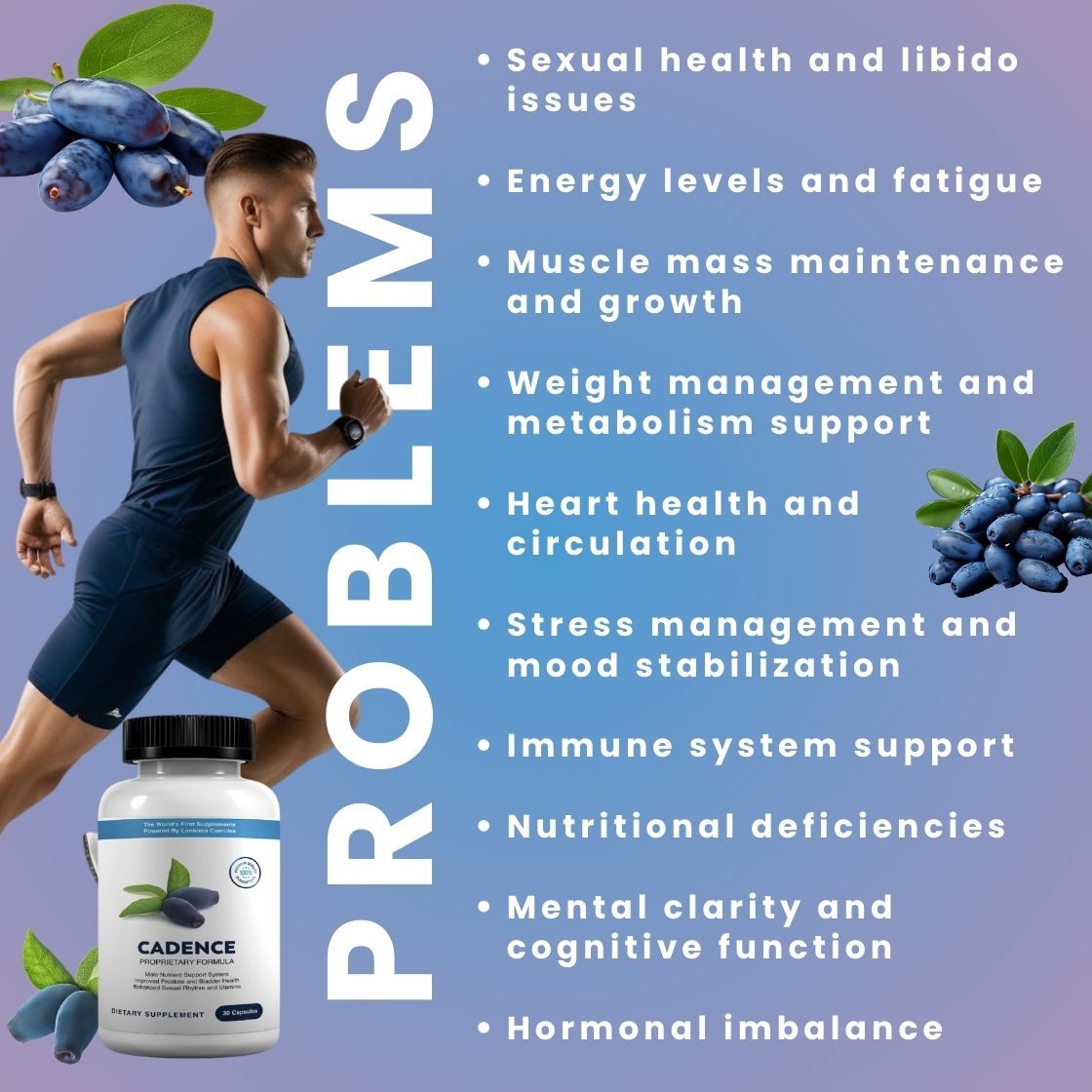 CADENCE: Men's Testosterone Booster and Prostate Support